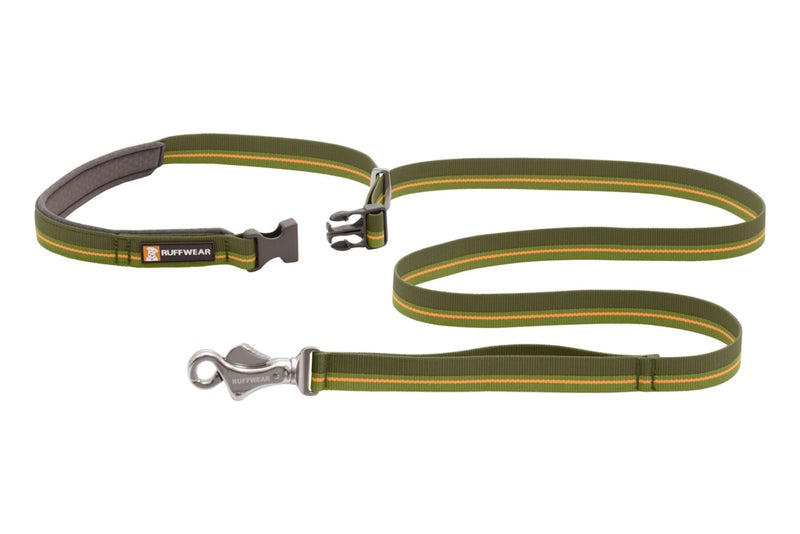 Ruffwear Flat Out Dog Leash Forest Horizon Aspire Adventure